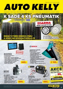 akční leták Auto Kelly 9.11.2015-6.12.2015