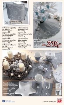 akční leták Kik textil 11.11.2015-30.11.2015