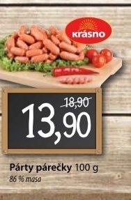 Party parecky krasno