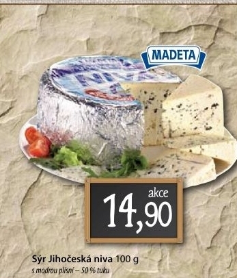 Syr niva jihoceska 50 madeta
