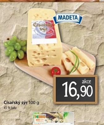 Syr cisarsky 45 madeta
