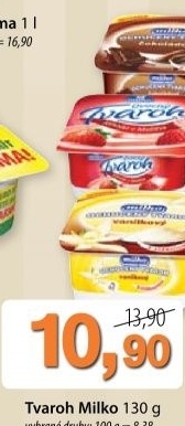 Dezert tvarohovy ochuceny milko
