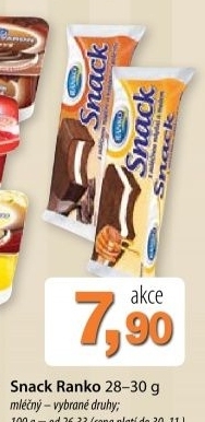 Dezert mlecny snack ranko