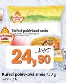 Smes kureci polevkova mrazena vodnanske kure