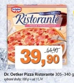 Pizza ristorante dr oetker