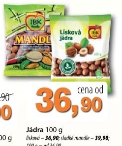Orechy liskove ibk trade