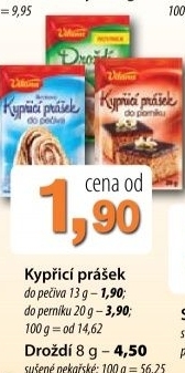 Prasek kyprici do peciva vitana