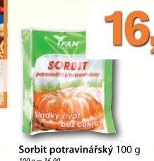 Sladidlo sorbit fan