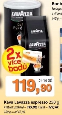 Kava zrnkova espresso lavazza