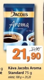 Kava mleta aroma standard jacobs