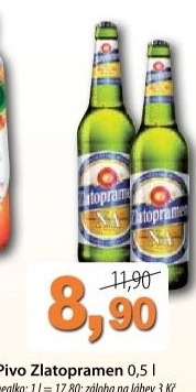 Pivo nealkoholicke zlatopramen