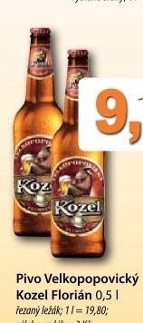 Pivo polotmavy lezak florian velkopopovicky kozel