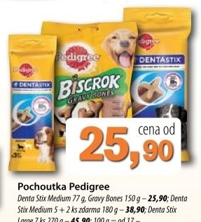 Pamlsky pro psy denta stix pedigree