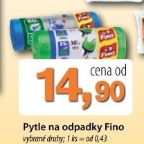 Pytle na odpadky fino