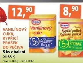 Cukr vanilinovy dr oetker