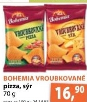 Chipsy vroubkovane bohemia chips