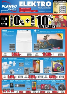 akční leták Planeo Elektro 11.11.2015-17.11.2015