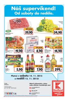 akční leták Kaufland 12.11.2015-18.11.2015