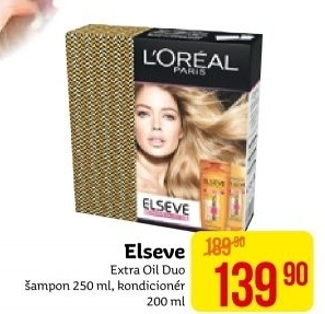 Kazeta darkova extra oil duo elseve l oreal