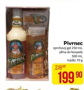 Kazeta darkova pivrnec bohemia cosmetics
