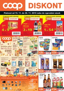 akční leták COOP 15.11.2015-30.11.2015