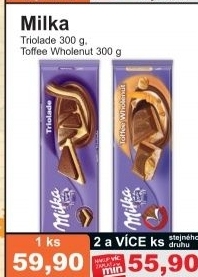 Cokolada triolade milka