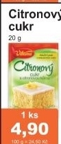 Cukr citronovy vitana