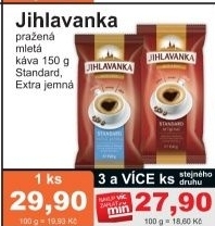 Kava mleta standard jihlavanka