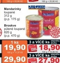 Mandarinky dle gusta