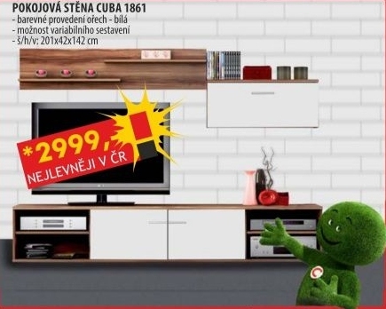 Cuba, pokojová stěna