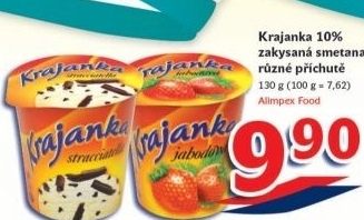Dezert zakysany krajanka