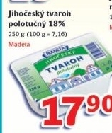 Tvaroh polotucny jihocesky madeta