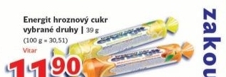 Bonbony z hroznoveho cukru energit