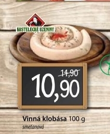Klobasa vinna kostelecke uzeniny