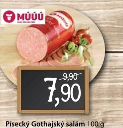 Salam gothaj maso uzeniny pisek