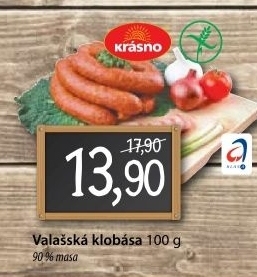 Klobasa valasska krasno