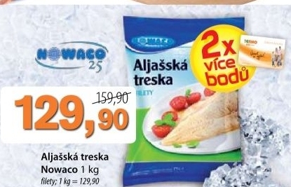 Treska aljasska filety mrazena nowaco
