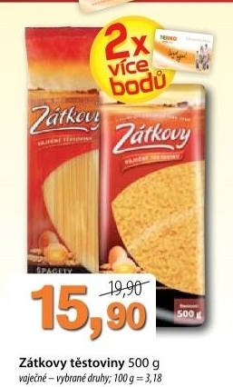 Testoviny vajecne zatkovy