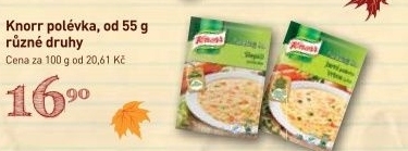 Polevka instantni knorr