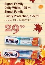 Pasta na zuby daily white family signal