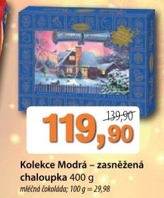 Kolekce zasnezena chaloupka chocoland