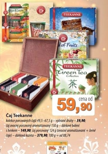 Kolekce caju teekanne