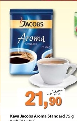 Kava mleta aroma standard jacobs