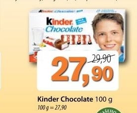 Cokoladky kinder