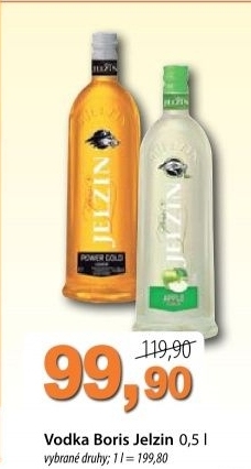 Vodka ochucena boris jelzin