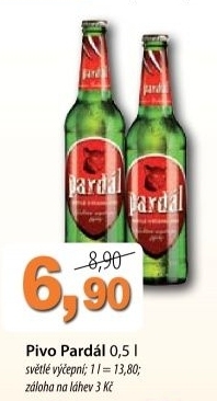 Pivo svetle vycepni 10 pardal