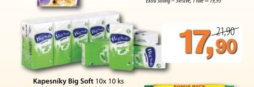 Kapesnicky papirove 3vrstve big soft