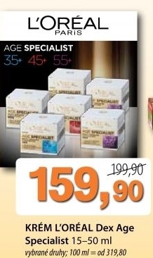 Krem pletovy proti vraskam age specialist l oreal