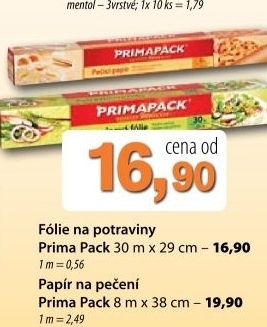 Folie potravinova primapack