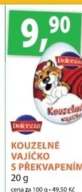 Vajicko cokoladove s prekvapenim dolcezza
